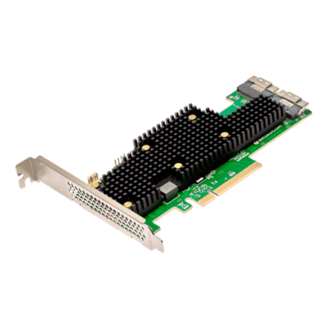 eHBA 9600-16i, Tri-mode SATA/SAS/PCIe (NVMe) 24Gb/s, 16-Port, PCIe 4.0 x8, Host Bus Adapter