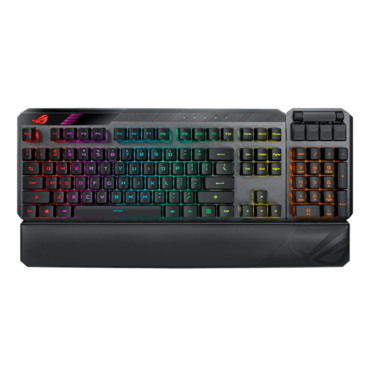 ROG Claymore II, Per Key RGB, Cherry MX Red, Wireless/Wired, Black, Mechanical Gaming Keyboard