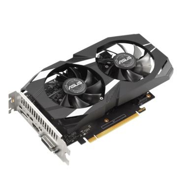 GeForce® GTX 1650 DUAL-GTX1650-4GD6-P-V2, 1410 - 1620MHz, 4GB GDDR6, Graphics Card