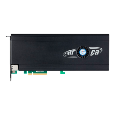 ARC-1886-6N2I, Tri-mode SATA/SAS/PCIe (NVMe) 12Gb/s, 6-Port Internal (6x M.2), 2-Port Internal (2x SATA), PCIe 4.0 x8, Controller with 8GB Cache