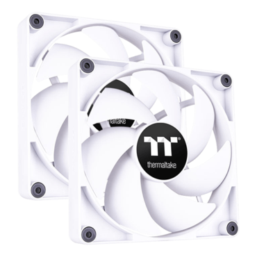 CT140 PC 2 x 140mm, White, 1500 RPM, 77.37 CFM, 30.5 dBA, Cooling Fans