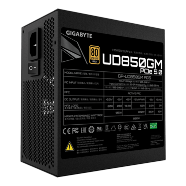 UD850GM PG5, 80 PLUS Gold 850W, Fully Modular, ATX Power Supply