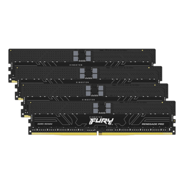 64GB (4 x 16GB) FURY™ Renegade Pro, DDR5 5600MT/s, CL36, 1Rx8, ECC Registered DIMM Memory