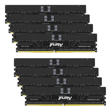 128GB (8 x 16GB) FURY™ Renegade Pro, DDR5 5600MT/s, CL36, 1Rx8, ECC Registered DIMM Memory