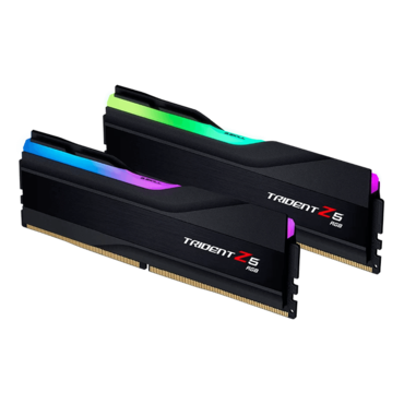 64GB (2 x 32GB) Trident Z5 RGB DDR5 5600MT/s, CL36, Black, RGB LED, DIMM Memory