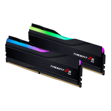 32GB (2 x 16GB) Trident Z5 RGB DDR5 5600MT/s, CL28, Black, RGB LED, DIMM Memory