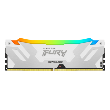 32GB FURY™ Renegade DDR5 6000MT/s, CL32, White/Silver, RGB LED, DIMM Memory