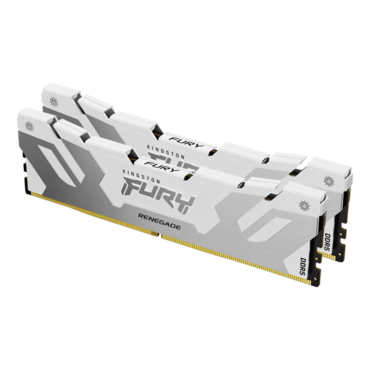 32GB (2 x 16GB) 5.25 Renegade DDR5 6400MT/s, CL32, White/Silver, DIMM Memory