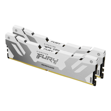 32GB (2 x 16GB) FURY™ Renegade DDR5 6000MT/s, CL32, White/Silver, DIMM Memory
