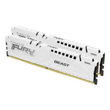 32GB (2 x 16GB) FURY™ Beast DDR5 5600MT/s, CL36, White, DIMM Memory