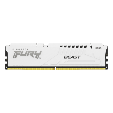 16GB  FURY™ Beast DDR5 5200MT/s, CL36, White, DIMM Memory