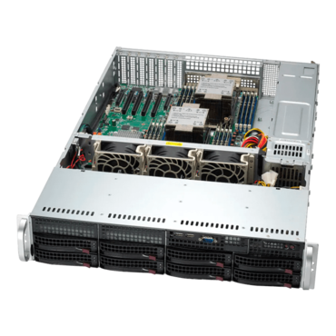 Supermicro SuperServer SYS-621P-TRT, Dual 4th Gen. Intel® Xeon® Scalable Processors, SATA/SAS, 2U Rackmount Server Computer