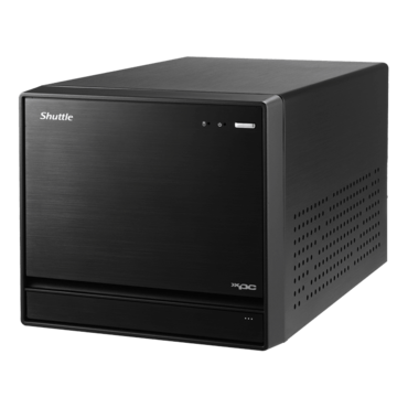 SW580R8, Intel® W580 Chipset, 4x DDR4 DIMM, 1x M.2 NVMe, 4x 3.5" HDD, 80 PLUS Gold 500W PSU, XPC Cube PC Barebone