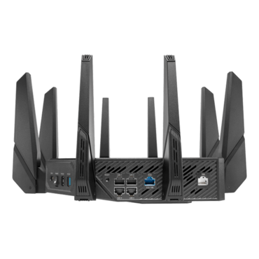 ROG Rapture GT-AX11000 Pro, IEEE 802.11ax, Tri-Band 2.4 / 5 / 5 Ghz, 1148 / 4804 / 4804 Mbps, 1xUSB 3.1 / 1xUSB 2.0, 5xRJ45, Retail Wireless Router