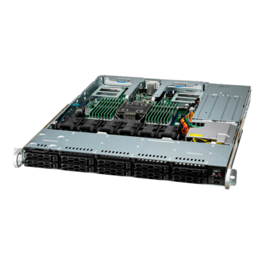 Supermicro SuperServer SYS-111C-NR, 4th Gen. Intel® Xeon® Scalable Processors, NVMe/SATA, 1U Rackmount Server Computer