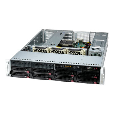 Supermicro SuperServer SYS-521E-WR, 4th Gen. Intel® Xeon® Scalable Processors, NVMe/SATA/SAS, 2U Rackmount Server Computer