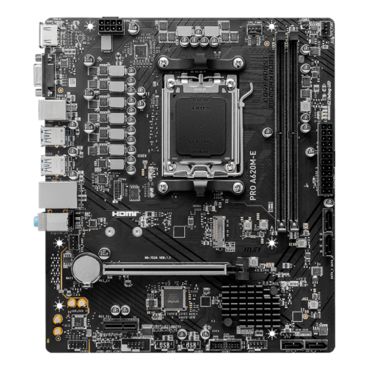 PRO A620M-E, AMD A620 Chipset, AM5, microATX Motherboard