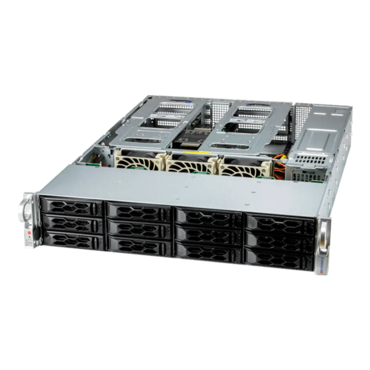 Supermicro SuperServer SYS-521C-NR, 4th Gen. Intel® Xeon® Scalable Processors, NVMe/SATA/SAS, 2U Rackmount Server Computer