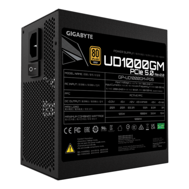 UD1000GM PG5 (rev. 2.0), 80 PLUS Gold 1000W, Fully Modular, ATX Power Supply
