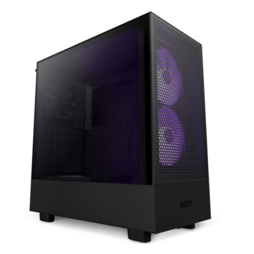 H5 Flow RGB, Tempered Glass, No PSU, ATX, Black, Mid Tower Case
