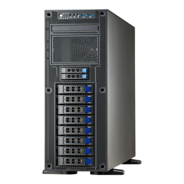 Transport HX FT65TB8030 (B8030F65TV8E2H-2T-N), 4U / Tower, AMD SoC, 8x 3.5&quot; SATA/SAS Hotswap + 2x 2.5&quot; NVMe/SATA Hotswap, 8x DDR4, 2x 10GbLAN, 2x 1GbLAN, 2000W PSU