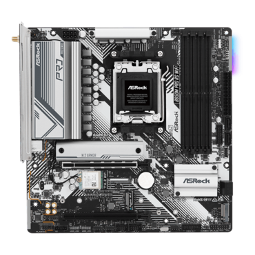 B650M Pro RS WiFi, AMD B650 Chipset, M5, microATX Motherboard