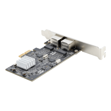 PR22GI-NETWORK-CARD, 2.5 Gbps, 2xRJ45, PCIe Network Adapter
