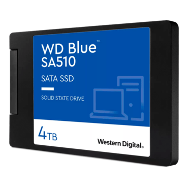4TB Blue SA510 7mm, 560 / 520 MB/s, 3D TLC NAND, SATA 6Gb/s, 2.5&quot; SSD