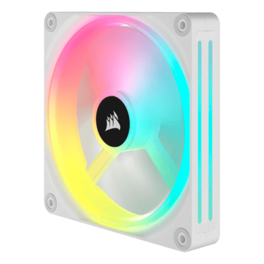 iCUE LINK QX140 RGB 2 x 140mm, White, w/ Controller, RGB LEDs, 2000 RPM, 82.5 CFM, 37 dBA, Cooling Fans