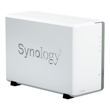 DiskStation® DS223j 2-Bay NAS Server, Realtek RTD1619B Processor Quad-core 1.7 GHz, 1GB DDR4 RAM (not expandable), SATA 6Gb/s, 1GbLAN, USB 3.2 Gen 1 / 2, 60W PSU