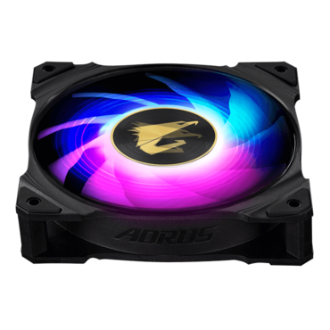 AORUS 120 ARGB 120mm, ARGB, 1700 RPM, 40.85 CFM, 28.6 dBA, Cooling Fan