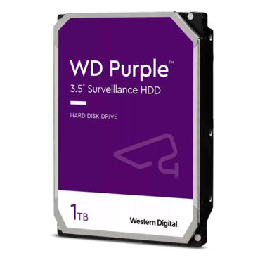 1TB Purple WD11PURZ, CMR, 5400 RPM, SATA 6Gb/s, 64MB cache, 3.5&quot; HDD