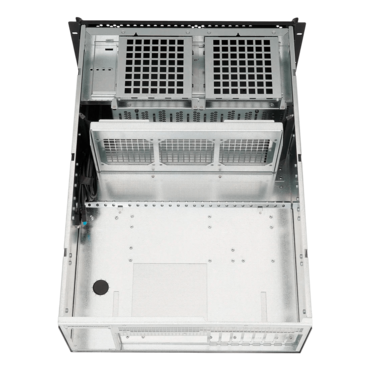 CX4712, 25&quot; 4U Rackmount Chassis, ATX PSU Support, 360mm AIO Support, 2x 5.25&quot;, 10x 3.5&quot;, 6x 2.5&quot;, Black