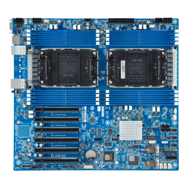 MS73-HB1, Intel® C741, LGA 4677 / 2, DDR5-5600 2TB ECC RDIMM / 16, VGA, M.2/ 2, USB 3.2 Gen1 / 2, 1GbLAN / 2, EATX Retail