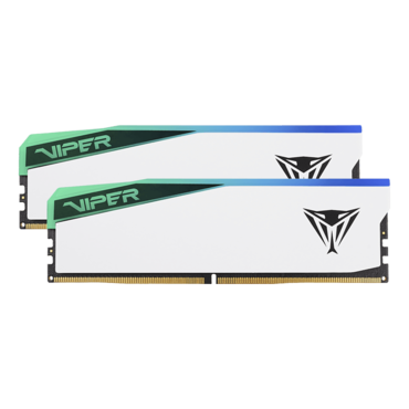 96GB (2 x 48GB) Viper Elite 5 RGB DDR5 6000MT/s, CL42, White, RGB LED, DIMM Memory