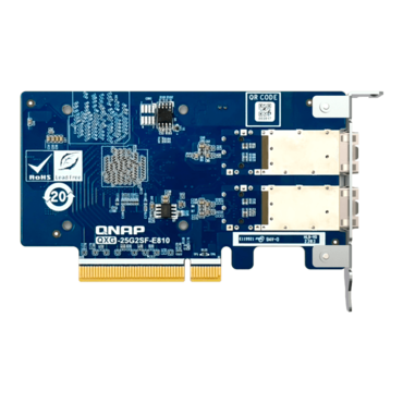 QXG-25G2SF-E810, 25Gbps, 2xSFP28, PCIe Network Adapter
