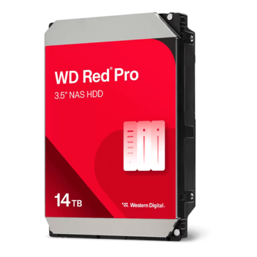14TB Red Pro WD142KFGX, 7200 RPM, SATA 6Gb/s, 512MB cache, 3.5" HDD