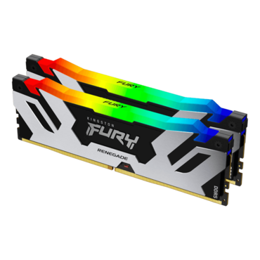 96GB (2 x 48GB) FURY™ Renegade DDR5 6000MT/s, CL32, Black/Silver, RGB LED, DIMM Memory