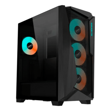 C301 GLASS, Tempered Glass, No PSU, E-ATX, Black, Mid Tower Case