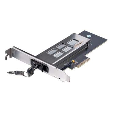 M2-REMOVABLE-PCIE-N1, M.2 NVMe SSD to PCIe 4.0 x4 Mobile Rack Enclosure /Adapter for PCIe Expansion Slot