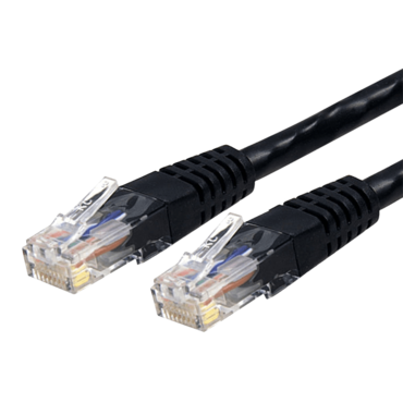 1-ft Black UTP Network Patch Cable, Cat 6, ETL Verified