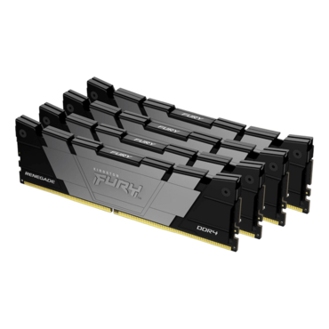 128GB (4 x 32GB) FURY Renegade DDR4 3200MT/s, CL16, Black/Grey, DIMM Memory