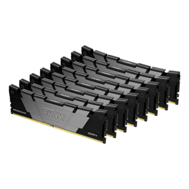 256GB (8 x 32GB) FURY Renegade DDR4 3200MT/s, CL16, Black/Grey, DIMM Memory