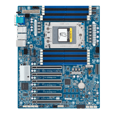ME03-CE0, AMD SoC, SP6, DDR5-4800 ECC RDIMM / 12, VGA, M.2, USB 3.2 Gen1 / 2, MCIO / 3, 10GbLAN / 2, ATX OEM