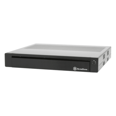 Lascala Series SST-LC19B-R, Fanless 120W PSU, microATX, Black, HTPC Case