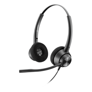 Poly EncorePro 320, Wired, Black, Headset - TAA Compliant