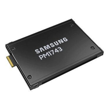 3.84TB PM1743 7.5mm, 14000 / 6000 MB/s, V-NAND 3-bit TLC, PCIe NVMe 5.0 x4, SED, TCG Opal 2.0, EDSFF E3.S SSD