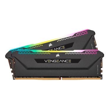 16GB (2 x 8GB) VENGEANCE® RGB PRO SL DDR4 3600MHz, CL18, Black, RGB LED, DIMM Memory