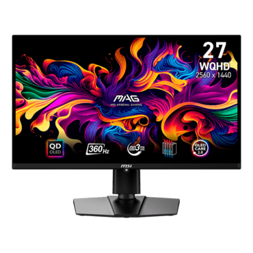 MAG 271QPX QD-OLED, DisplayHDR™ 400, 26.5&quot; QD-OLED, 2560 x 1440 (QHD), 0.03 ms, 30Hz, Gaming Monitor