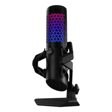 ROG Carnyx, Anti-Vibration, 25 mm Condenser, RGB LED, Black, Gaming Microphone